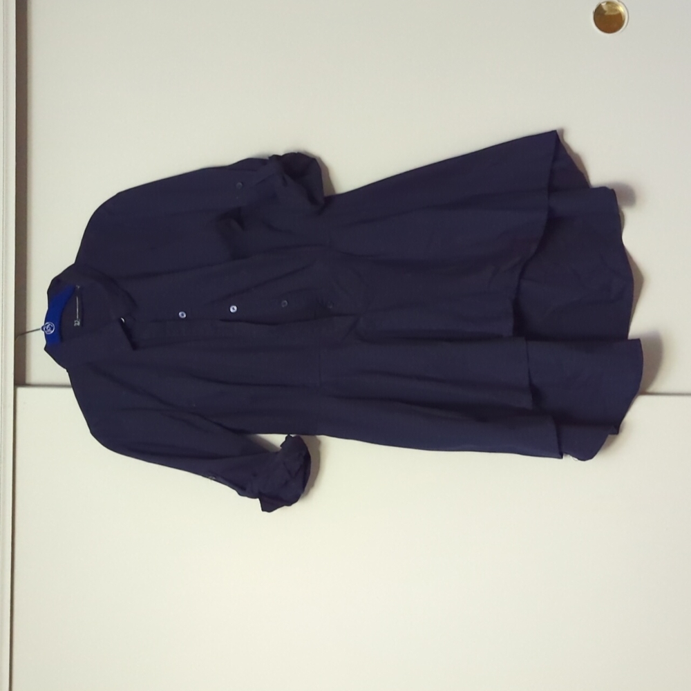 Navy high low shirt